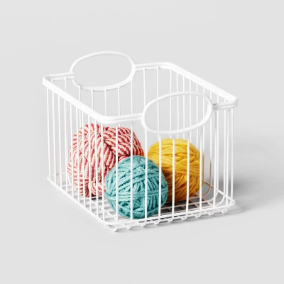 Stackable Kids' Storage Wire Bin - Pillowfort™ 4 Stackable Kids' Storage Wire Bin - Pillowfort™ - Image 2
