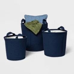 Waffle Kids' Storage Basket Navy - Pillowfort™ -Pillowfort GUEST 1af4806b 75d0 4b13 b1c7 f78d273d37d5
