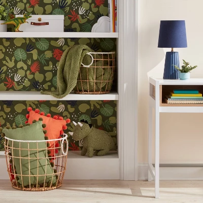 Kids' Woven Basket Natural With White Rim - Pillowfort™ 3 Kids' Woven Basket Natural With White Rim - Pillowfort™