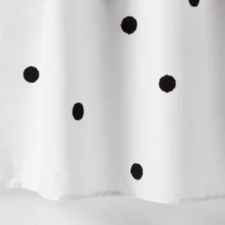 Dot Textured Kids' Shower Curtain Black - Pillowfort™ -Pillowfort GUEST 1edc9ee2 cfa5 4ea5 a78a 62d82900619f