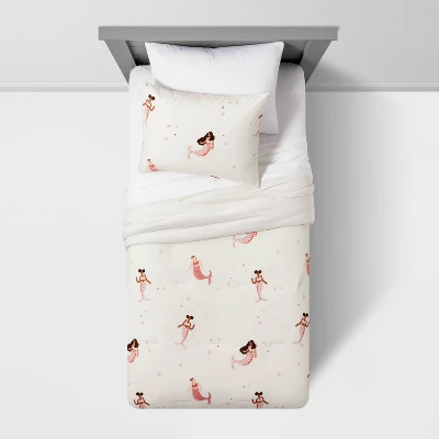 Mermaid Cotton Kids' Comforter Set - Pillowfort™ 4 Mermaid Cotton Kids' Comforter Set - Pillowfort™ - Image 2