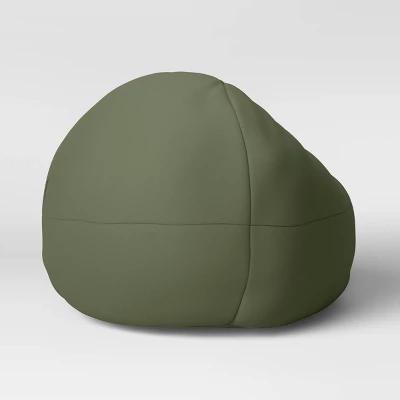 Canvas Kids' Bean Bag Green - Pillowfort™ 5 Canvas Kids' Bean Bag Green - Pillowfort™ - Image 3