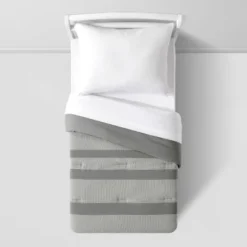 Toddler Waffle Striped Kids' Comforter - Pillowfortâ˘