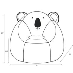 Koala Kids' Bean Bag Chair - Pillowfort™ -Pillowfort GUEST 3688780a 0be5 40a4 b824 d6f306089e25