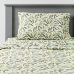 Botanical Cotton Kids' Sheet Set - Pillowfort™ -Pillowfort GUEST 4d98c15e fc8c 4795 ad40 1f9f1601df90