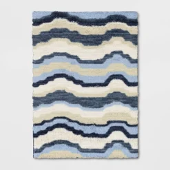 Waves Area Kids' Rug Blue/Green - Pillowfort™ -Pillowfort GUEST 52f23e37 ed88 43a1 be63 fc68efaa4b8d