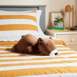 Pillowfort 38 Bear Weighted Plush Kids' Throw Pillow Brown - Pillowfortâ˘