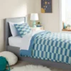 Checkers Kids' Duvet Cover Teal Blue - Pillowfort™ -Pillowfort GUEST 74cfe7b7 0a65 4757 a253 04046c7168b9