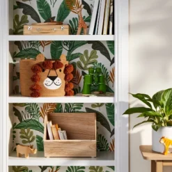 Botanical Peel & Stick Kids' Wallpaper Green - Pillowfortâ˘