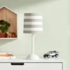 Striped Kids' Accent Lamp Gray - Pillowfort™ -Pillowfort GUEST 89a1a57f 00ff 41c2 8f09 684190f7a834