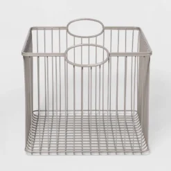 Wire Stackable Kids' Storage Basket Gray - Pillowfort™ 13 Wire Stackable Kids' Storage Basket Gray - Pillowfort™ -Pillowfort GUEST 91087446 1ff9 4ec6 914c 45ee8beec810