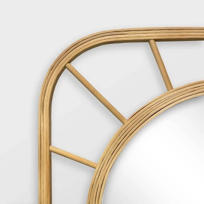 Bamboo Square Kids' Mirror - Pillowfort™ 4 Bamboo Square Kids' Mirror - Pillowfort™ - Image 2