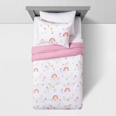 Unicorn Cotton Kids' Comforter Set - Pillowfort™ 4 Unicorn Cotton Kids' Comforter Set - Pillowfort™ - Image 2
