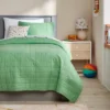 Microfiber Kids' Quilt Light Green - Pillowfort™ -Pillowfort GUEST 93cfa37b 4877 4b6e b354 8764f09c2091