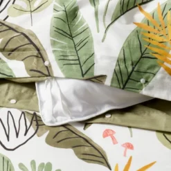 Botanical Print Kids' Duvet Cover Green - Pillowfort™ -Pillowfort GUEST 9ffb2e27 1ab0 40fb 95e6 30522a18a528