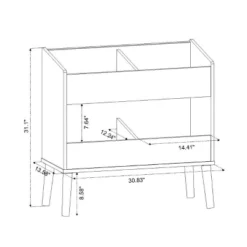 Modern Two Shelf Toy Kids' Bin White - Pillowfort™ -Pillowfort GUEST a513d7df 5c70 4fb6 90e1 444d6b09cebc