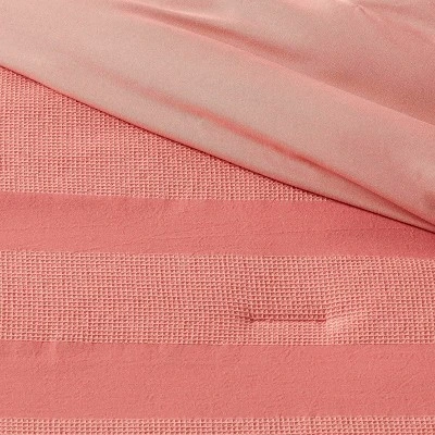 Waffle Striped Kids' Comforter Set - Pillowfort™ 5 Waffle Striped Kids' Comforter Set - Pillowfort™ - Image 3