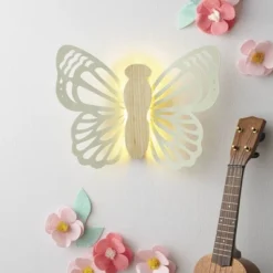 Butterfly Wood Lit Kids' Wall Decor Cream - Pillowfort™ 11 Butterfly Wood Lit Kids' Wall Decor Cream - Pillowfort™ -Pillowfort GUEST b3cbb6e1 bc0c 4879 995b 9742aeb143db