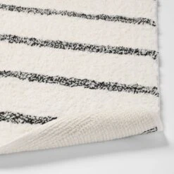 Striped Kids' Bath Rug Black & White - Pillowfort™ -Pillowfort GUEST b7e68b59 fda0 431a b382 03b44abbf386