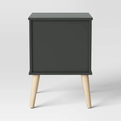 Modern Kids' Nightstand Dark Gray - Pillowfort™ 6 Modern Kids' Nightstand Dark Gray - Pillowfort™ - Image 4