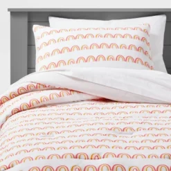 Rainbow Scallop Cotton Kids' Comforter Set - Pillowfort™ -Pillowfort GUEST bee86989 2068 44f3 8310 a4faabb6c76f