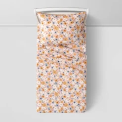 Toddler Vintage Floral Print Cotton Kids' Sheet Set - Pillowfortâ˘