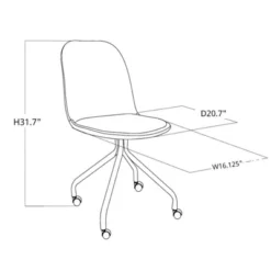 Rolling Kids' Desk Chair - Pillowfort™ -Pillowfort GUEST c506529f 509a 4830 adac 351a76fbb9d6