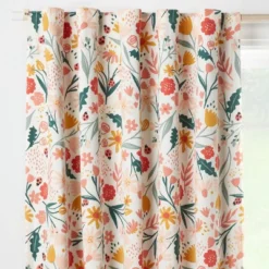 In The Garden Full Printed Blackout Kids' Curtain Panel - Pillowfort™ -Pillowfort GUEST c779c679 0ab7 454a 9d62 8f3ad141a7bd
