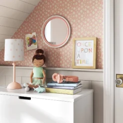 Two Tone Layered Circle Kids' Mirror Pink - Pillowfortâ˘