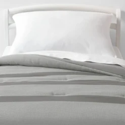 Toddler Waffle Striped Kids' Comforter - Pillowfort™ -Pillowfort GUEST d5875a89 3bd6 4ca3 847d c1bbf0c826d4