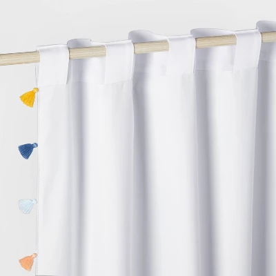 Blackout Tassel Kids' Curtain Panel - Pillowfort™ 6 Blackout Tassel Kids' Curtain Panel - Pillowfort™ - Image 4