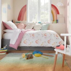5'x7' Ombre Neon Rainbow Tufted Kids' Rug - Pillowfort™ -Pillowfort GUEST e89a3c7b 93e5 4668 a657 44c8522a489e