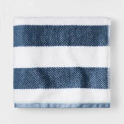Striped Kids’ Towel Navy With SILVADUR™ Antimicrobial Technology - Pillowfort™ -Pillowfort GUEST e97c7b6b a46c 47c0 bcaf 2687e1db21b6