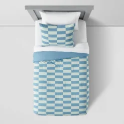 Kids' Comforter Set Checkers - Pillowfort™ -Pillowfort GUEST f224c12e 409c 4235 99bd b3496df876c3