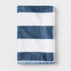 Striped Kids’ Towel Navy With SILVADUR™ Antimicrobial Technology - Pillowfort™ -Pillowfort GUEST f26dbb3a e119 49cf b04c 6b924d0ea37b