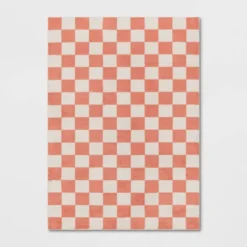 Checker Kids' Rug Pink - Pillowfort™ -Pillowfort GUEST f7e878be dc7f 4252 9df5 545591570dcc