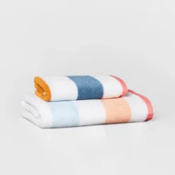 Striped Kids’ Towel With SILVADUR™ Antimicrobial Technology - Pillowfort™ -Pillowfort GUEST fabda123 5e65 422b 9285 e2292cc17f70