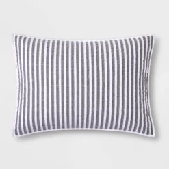 Chambray Striped Kids' Sham - Pillowfort™ -Pillowfort GUEST fb526645 755a 4412 920a 59597bab4dd7